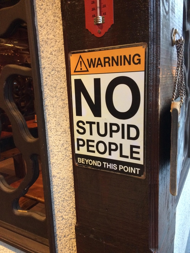 I was not allowed