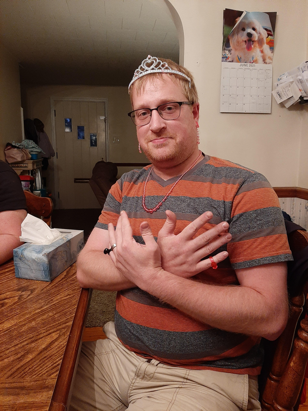 I was playing Pretty Pretty Princess with my God Daughter I almost won