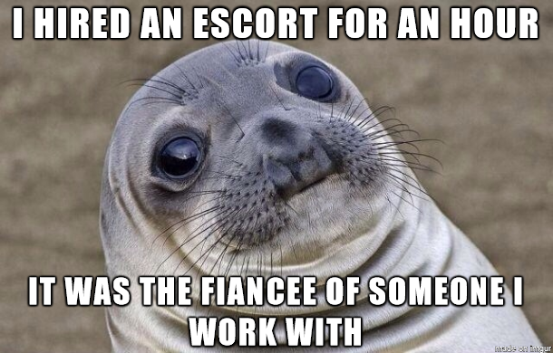 I was pretty much committed by that point