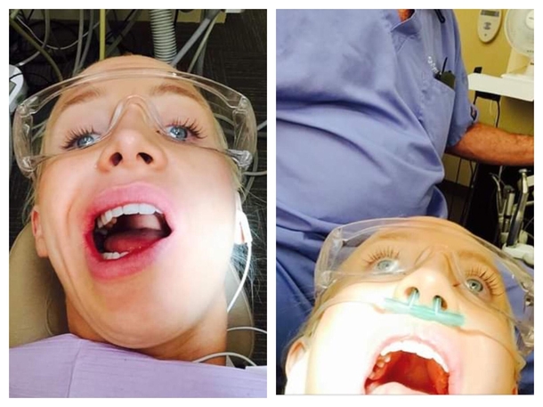 I was sedated for a massive dentist appointment and remember absolutely NOTHING from it The dentist later said he kept increasing my medication but it seemed like I was wide awake the entire time -- which explains the pictures I just found on my phone