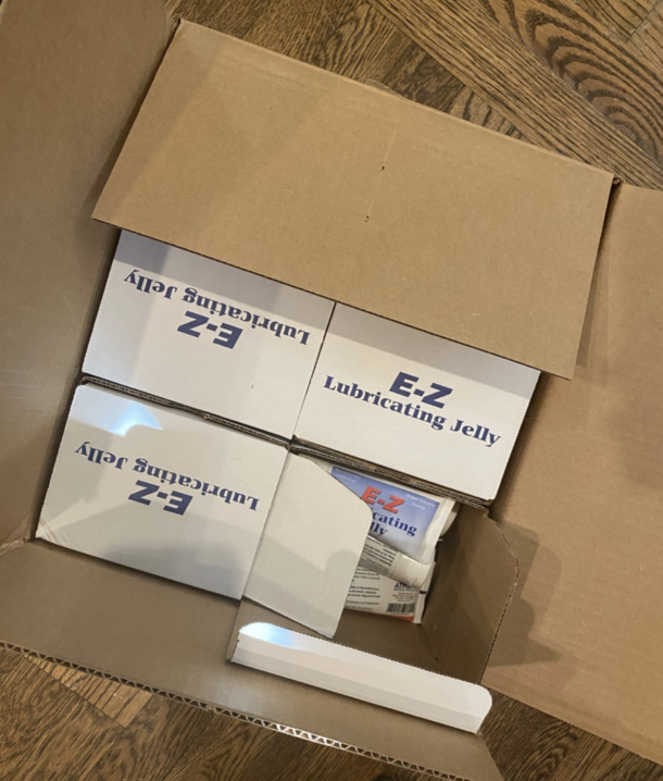 I was sent  pounds of lube today instead of the meal kit I ordered