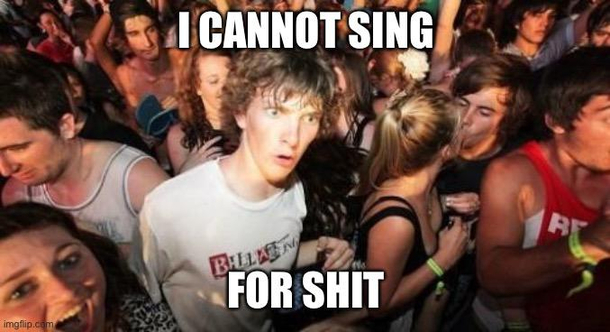 I was singing along to music in my car Suddenly the phone got disconnected and the music stopped playing but I kept singing