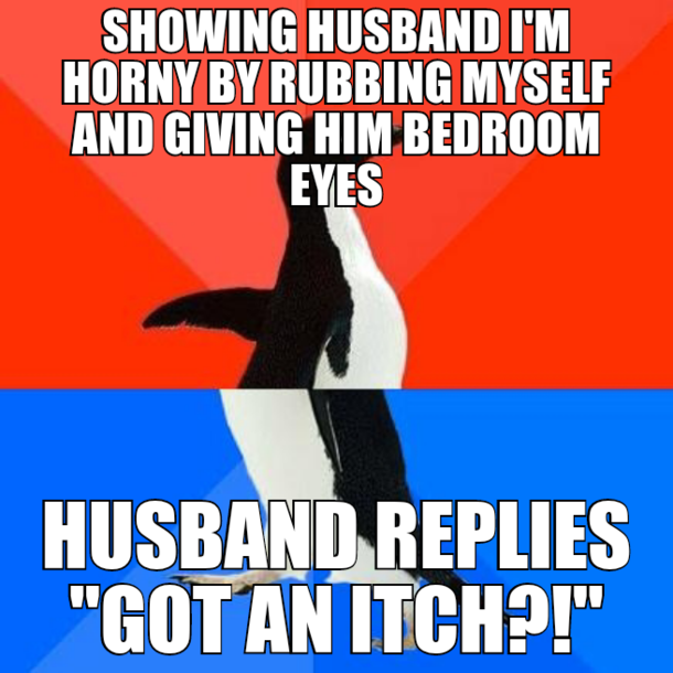I was TRYING to be sexy