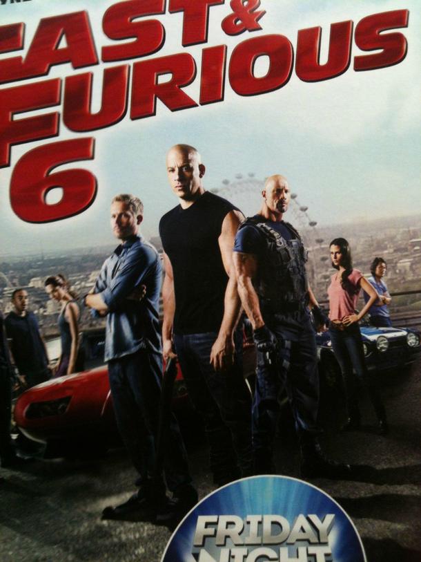 I was unpacking the posters for the new Fast and Furious release today at work didnt realise how small Dwayne Johnson was compared to Vin