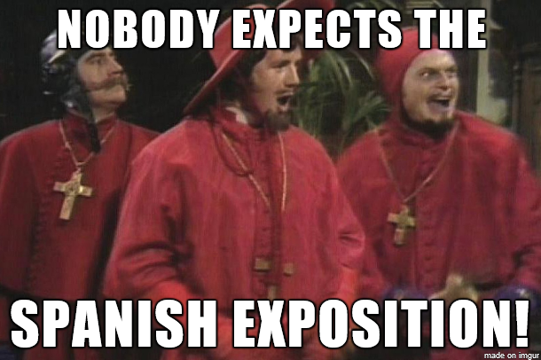 I was watching a film from Spain and I did not expect the narrator to start laying out its whole backstory
