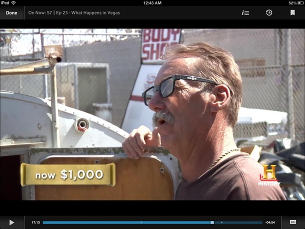 I was watching pawn stars when I suddenly realized that this guy is wearing D glasses