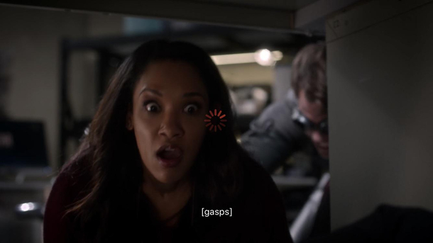 I was watching the flash when my internet went bad and this happened