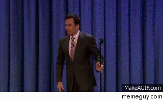 I was watching the Joseph Gordon Levitt lip sync off on jimmy fallon and noticed this bit of awkwardness
