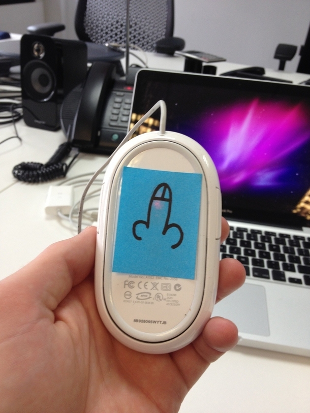 I was wondering why my mouse wasnt working