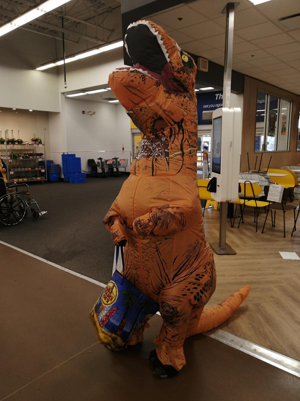 I went shopping at the local Walmart today Some laughed kids giggled some ignored Social distancing was kept