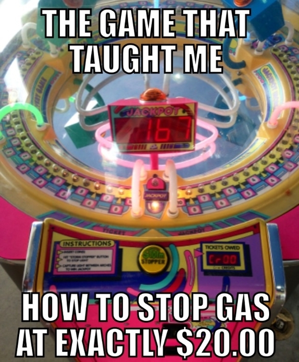 I went to the arcade and realized something
