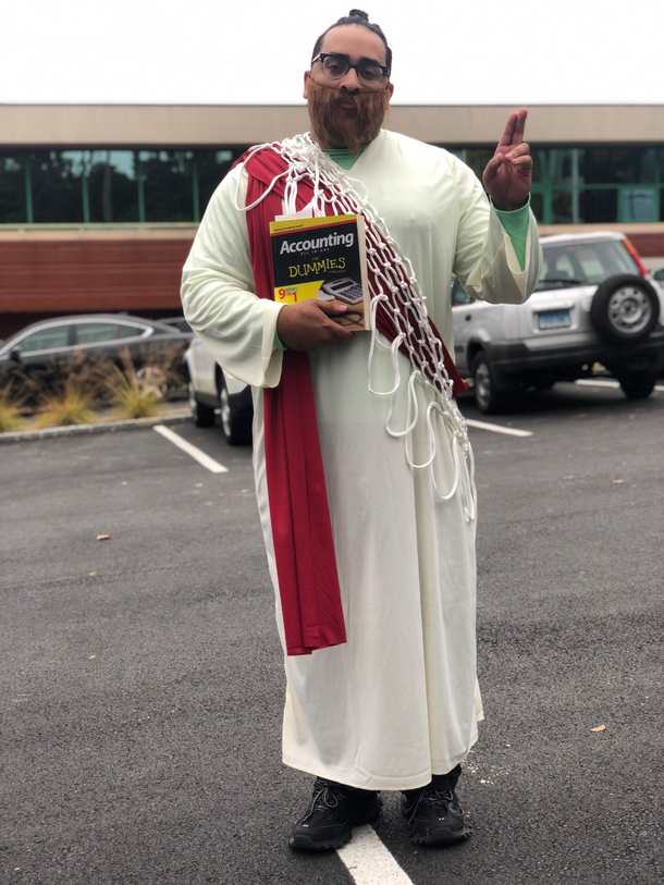 I went to work as total revenue minus total expenses Net Prophet Happy Halloween
