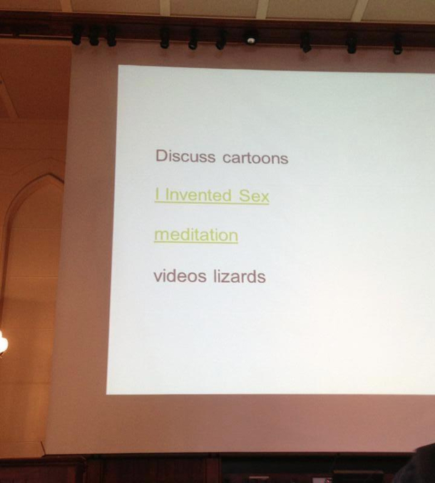 I will never forget this college lecture