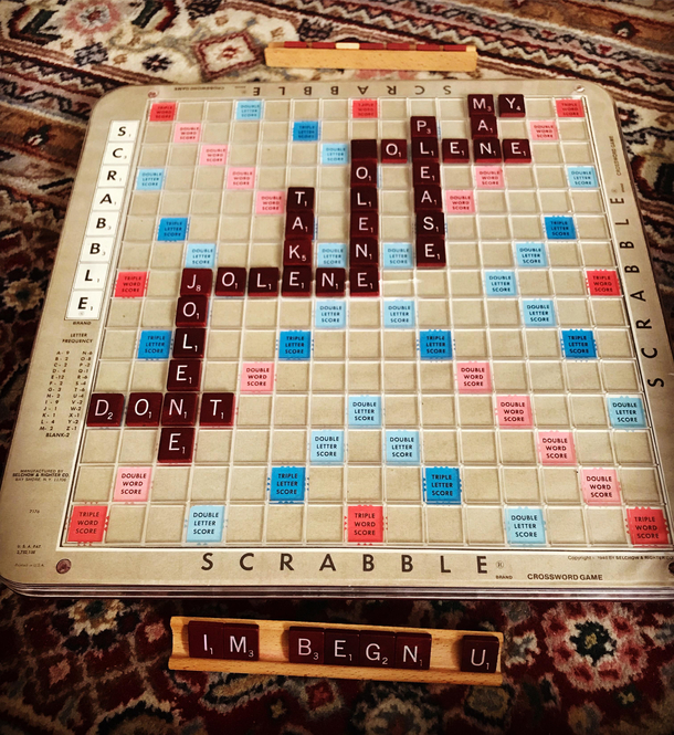 I will never play scrabble with Dolly Parton again