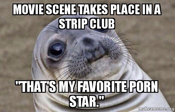 I will never watch a movie with my dad again