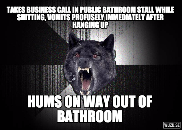 I wish I had seen this coworkers face so that I would never fuck with him