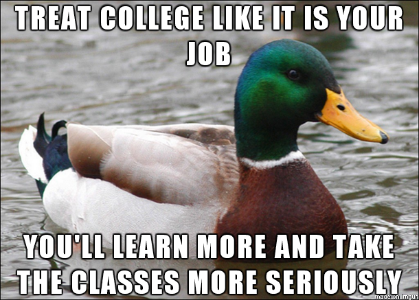 I wish I realized this before starting college