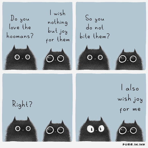 I wish joy for me