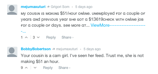 I wish more people stood up to spammers like this