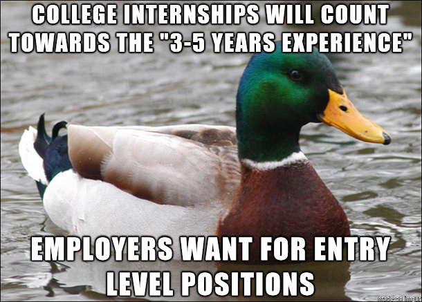 I wish someone had told me this when I was in college