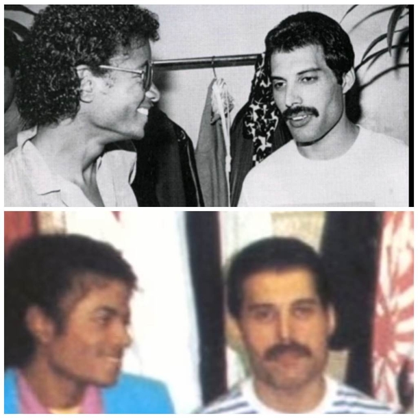 I wish someone looked at me like Michael Jackson looks at Freddie Mercury