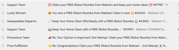 I won  Roombas today I must be the luckiest guy in the world