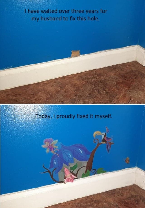 I wonder how long it will take him to notice