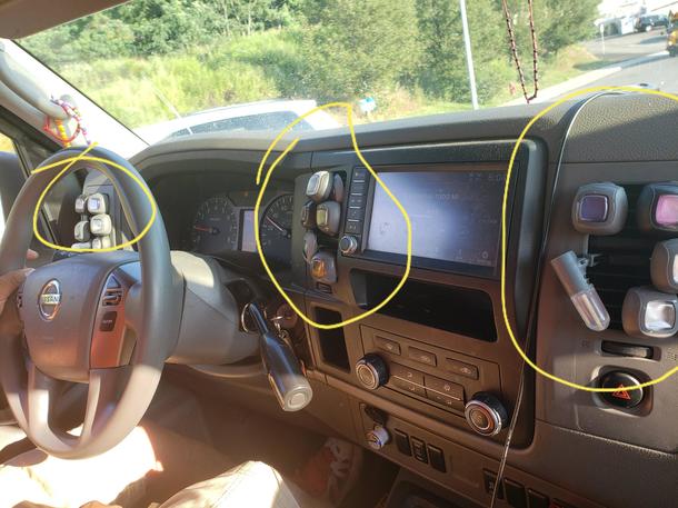 I wonder what hes hiding to need all these air fresheners