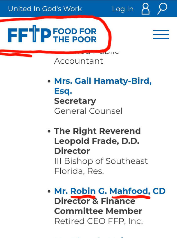 I wonder where they get their food donations fro