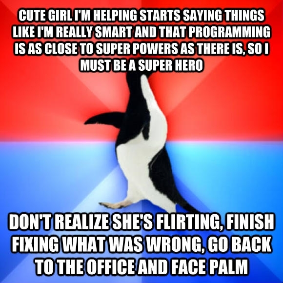 I work as IT at the university I go to I feel like an idiot