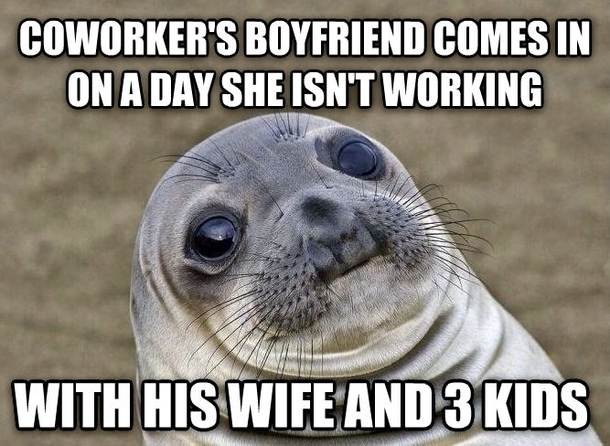 I work at a fast food place they came in for a little family lunch