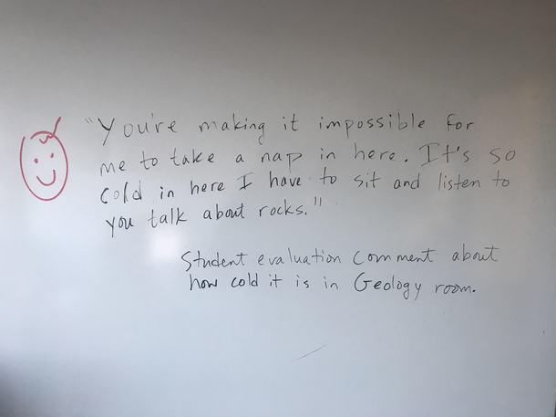 I work for a college and our students are honest