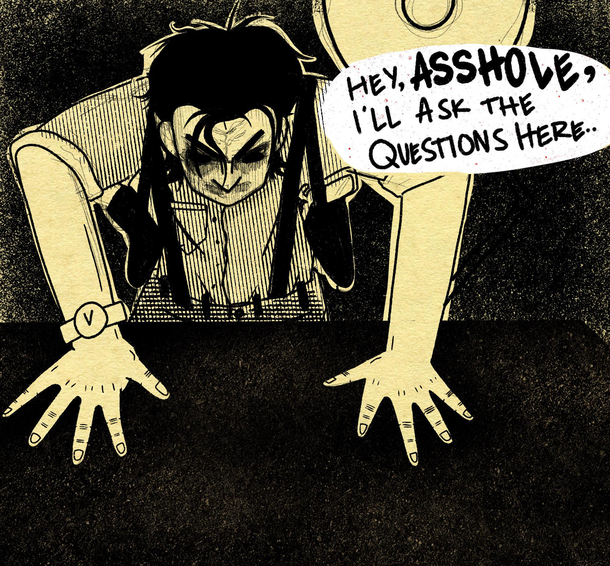 I work in a call center Sometimes I like to draw my callers Heres what I feel like doing when my callers constantly talk over me and try to control the pace of the call