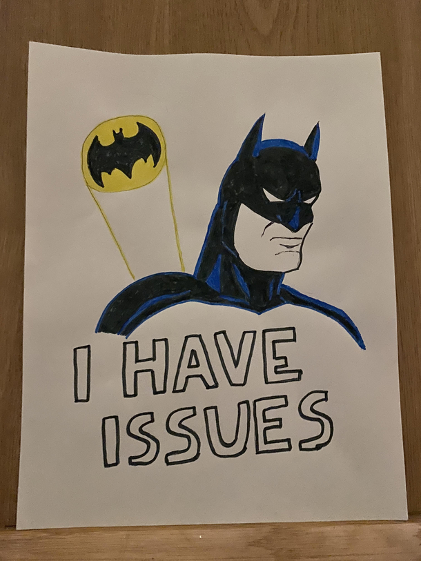 I work in a childrens psychiatric hospital I get drawing like these occasionally