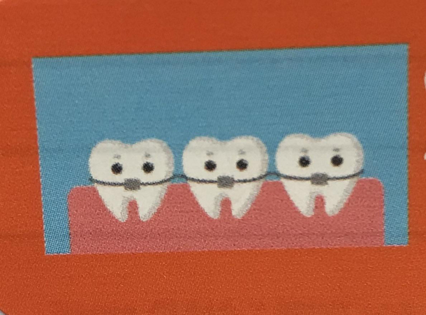 I work in the dental field This was the cuteimage on a doctors mailing label