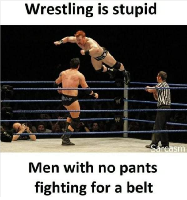 I wrestle my case