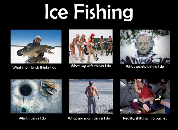 ice fishing in a nutshell