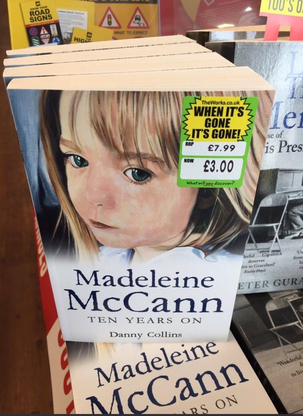 Id have gone with a different sticker on the book
