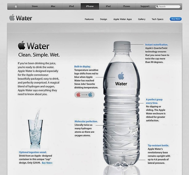 If Apple sold water