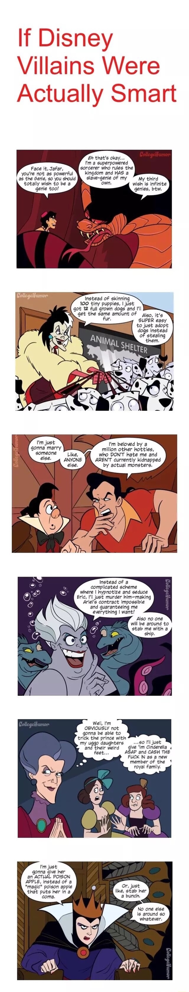 If Disney Villains Were Actually Smart