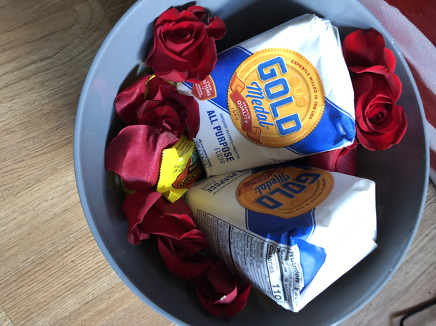 If I die today this is why She said she wanted flours for valentines