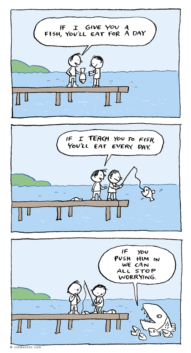 if I give you a fish