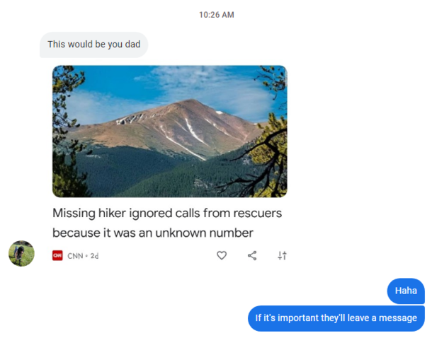 If its important theyll leave a message