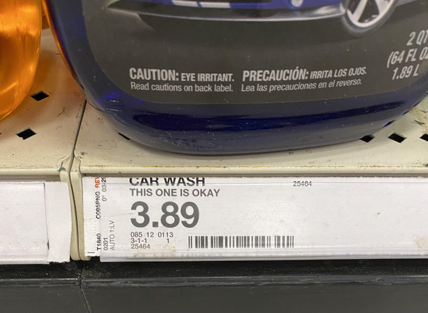 If only all labels were as helpful