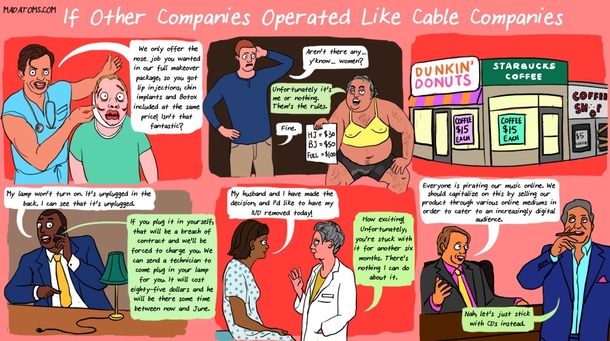 If Other Companies Operated Like Cable Companies