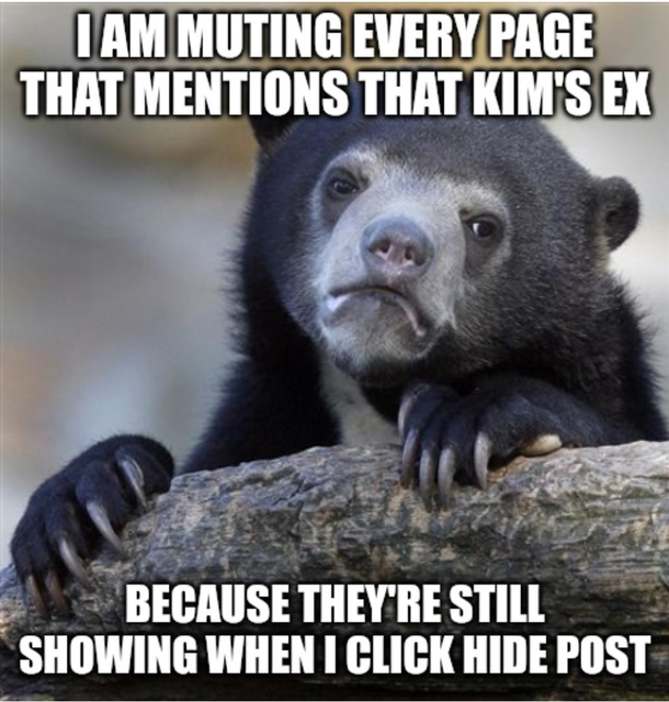 If people stop paying attention to it pretty soon it goes away Like that old woman who couldnt find the beef Exactly