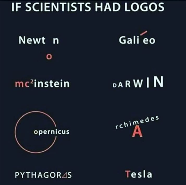 If scientists had their own logos