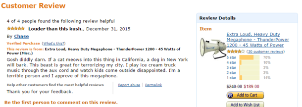 If this review doesnt sell you on a megaphone I dont know what will