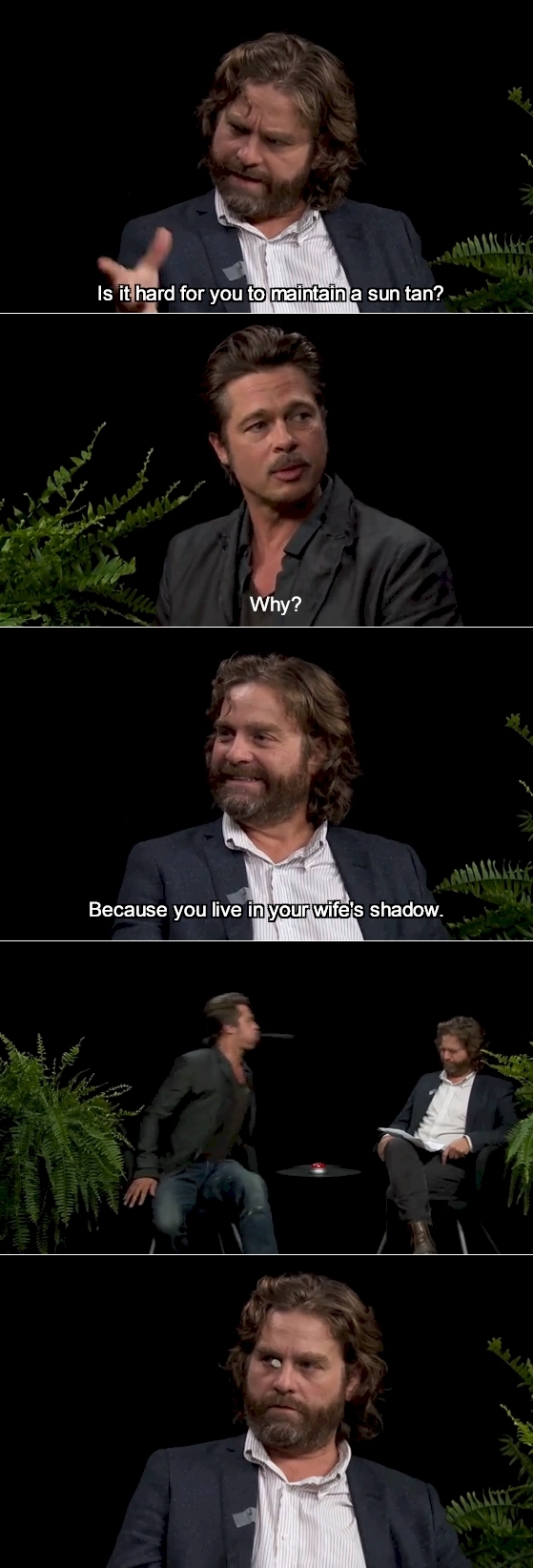 If were posting Between Two Ferns skits