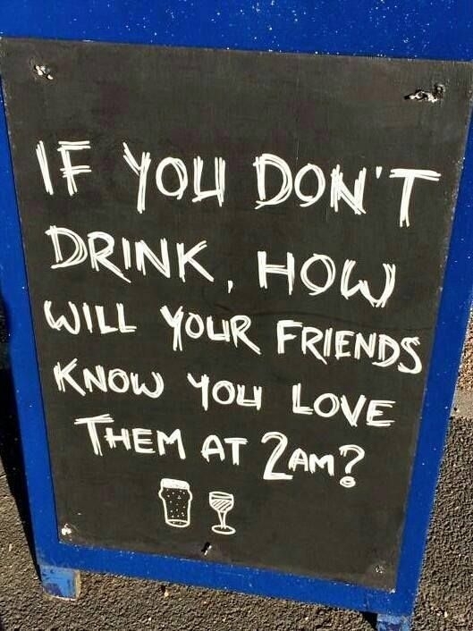 If you dont drink